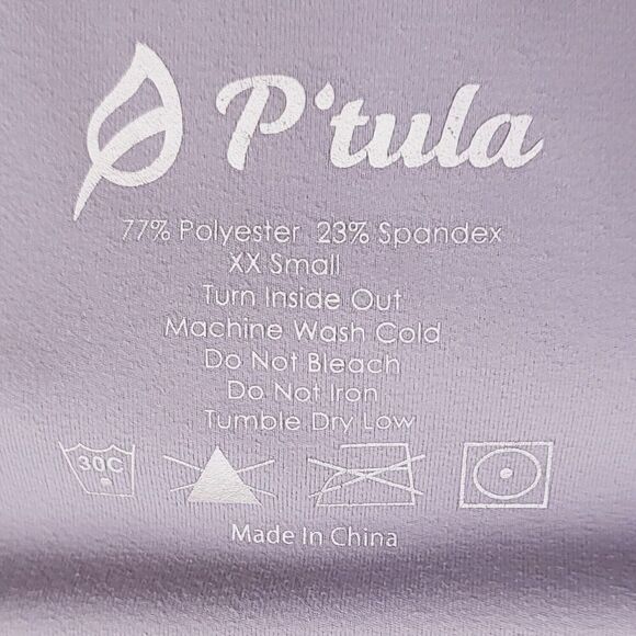 P’tula Leggings Lilac-Gray Women's XXS - Picture 3 of 4